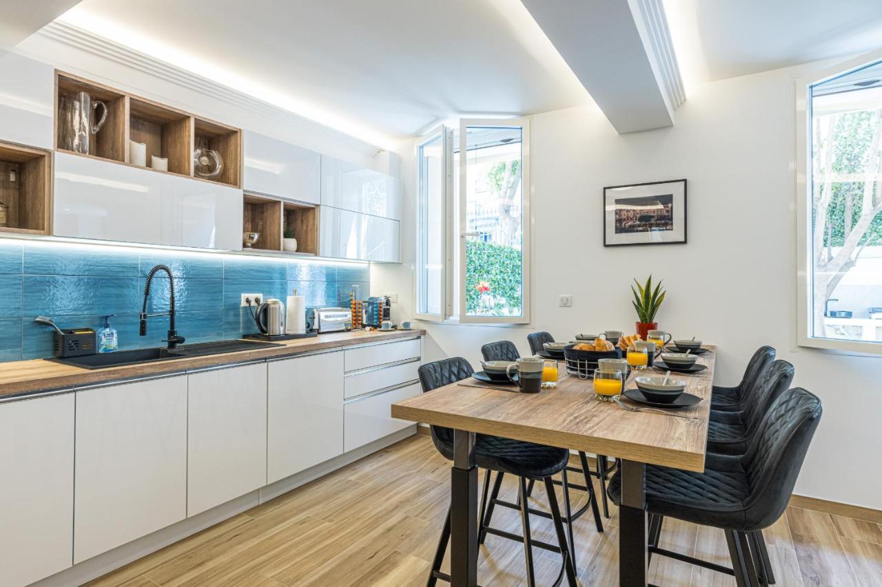 Apartamento Luxury 3 Bdr Garden & Parking - Angels' Garden Niza Exterior foto