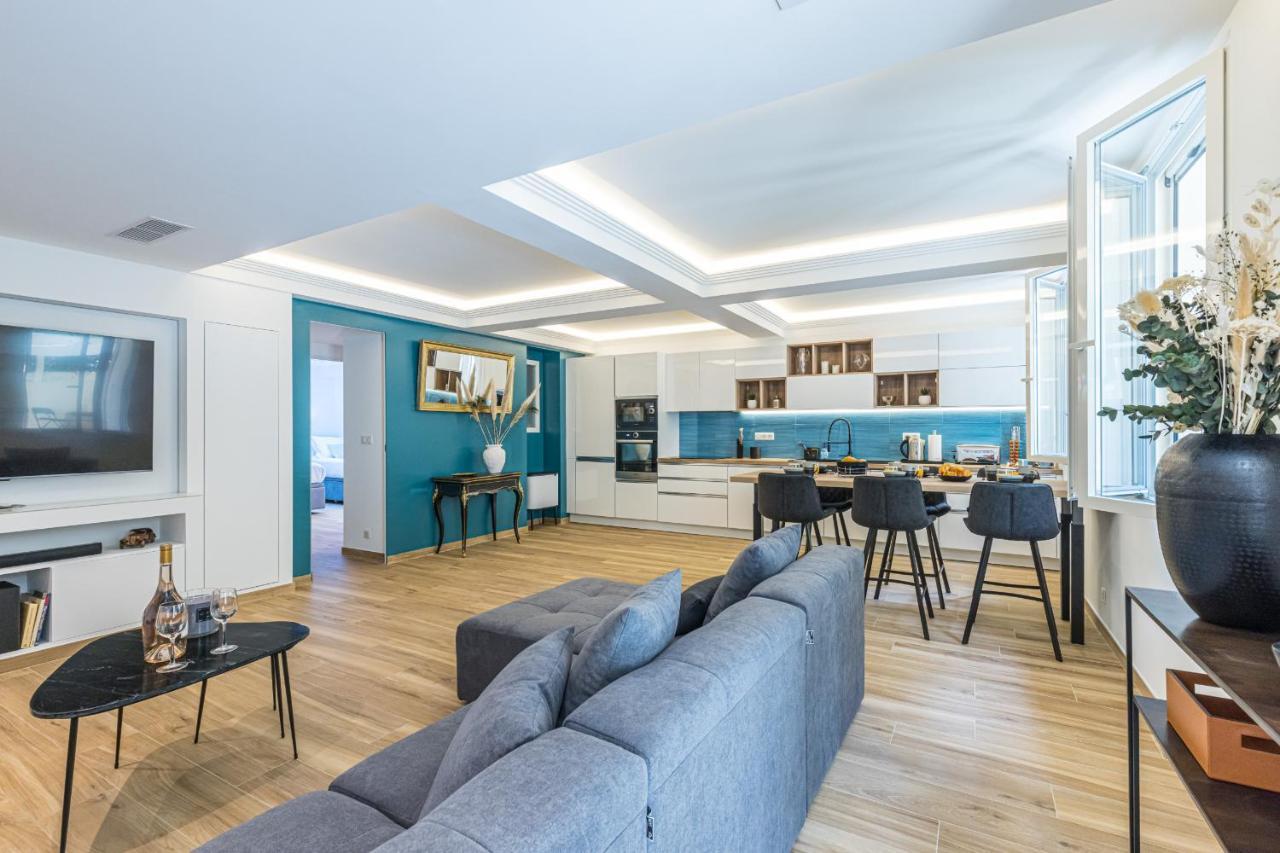 Apartamento Luxury 3 Bdr Garden & Parking - Angels' Garden Niza Exterior foto